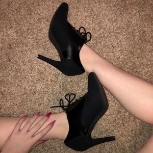 Black Heeled Booties